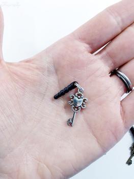 Handy-Staubschutz-Stecker mit Schlüsselanhänger